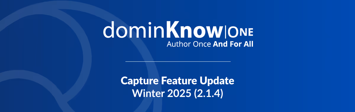 Capture Feature Update - Winter 2025 (2.1.4)
