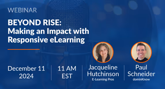 Beyond Rise: Making an Impact with Responsive Learning Webinar