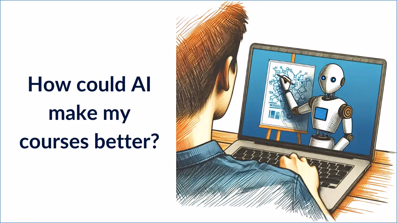 How can I use AI to improve my eLearning courses?