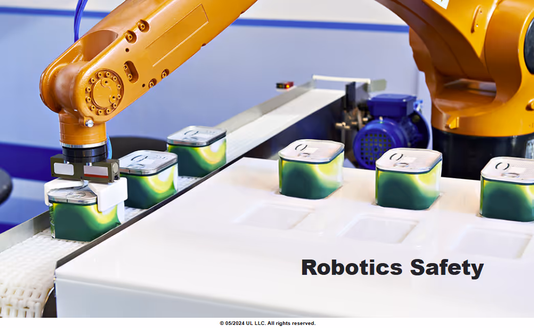 Robotics Safety: UL Off the Shelf Editable Content