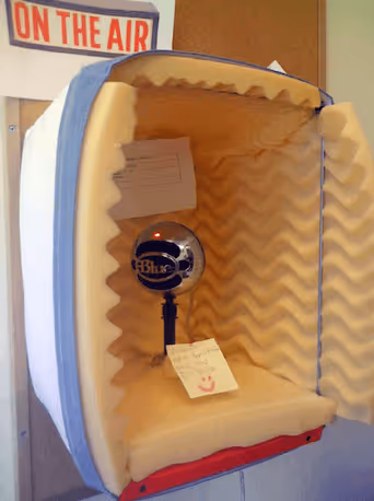 DIY eLearning Audio Recording Booth