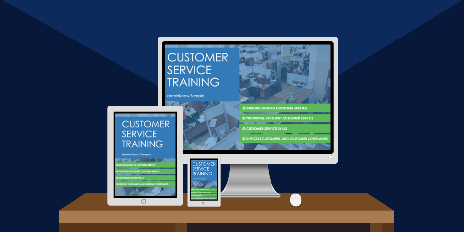 dominKnow | ONE's Flow authoring option helps authors create truly responsive elearning pages that can adapt their layout to match any screen width they're viewed on.