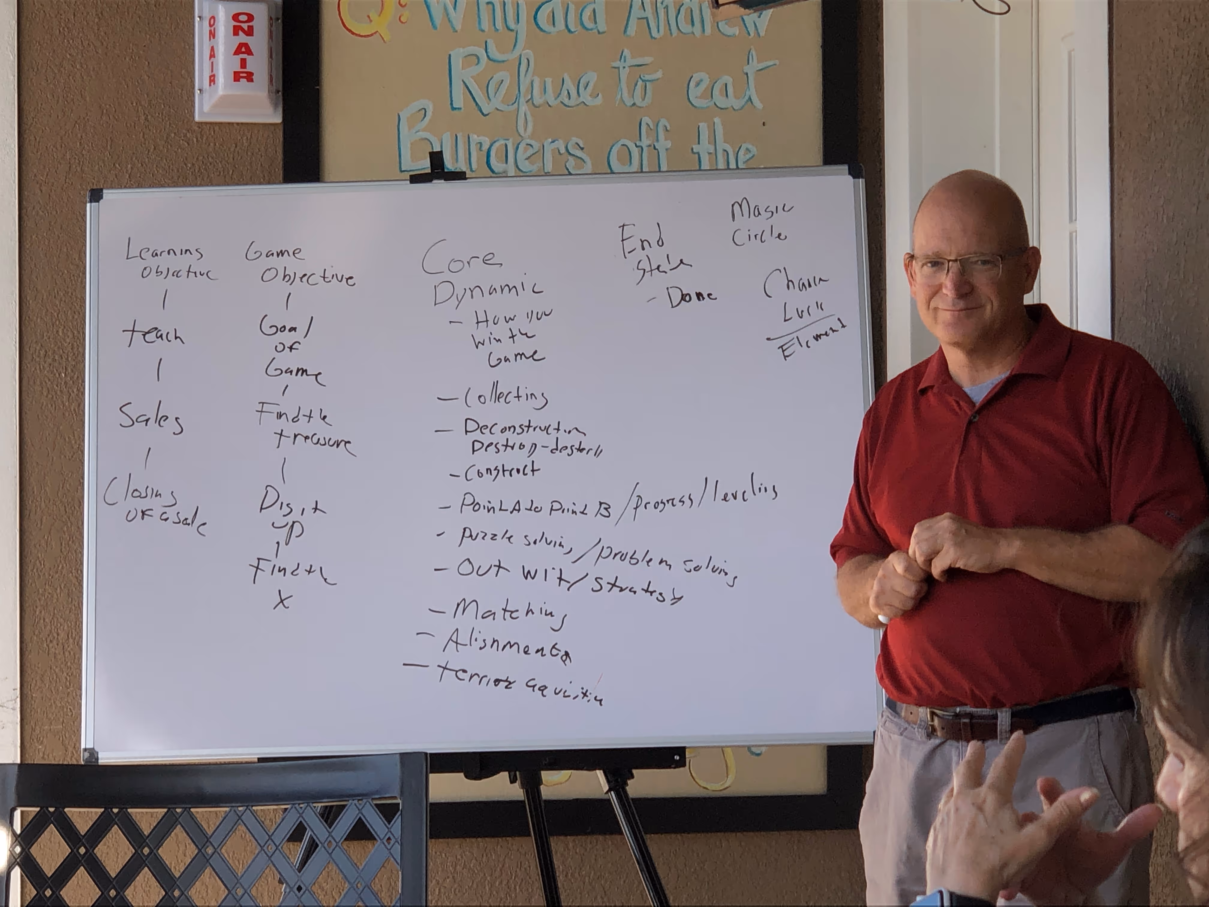 How to make your own game, Karl Kapp, Step Away