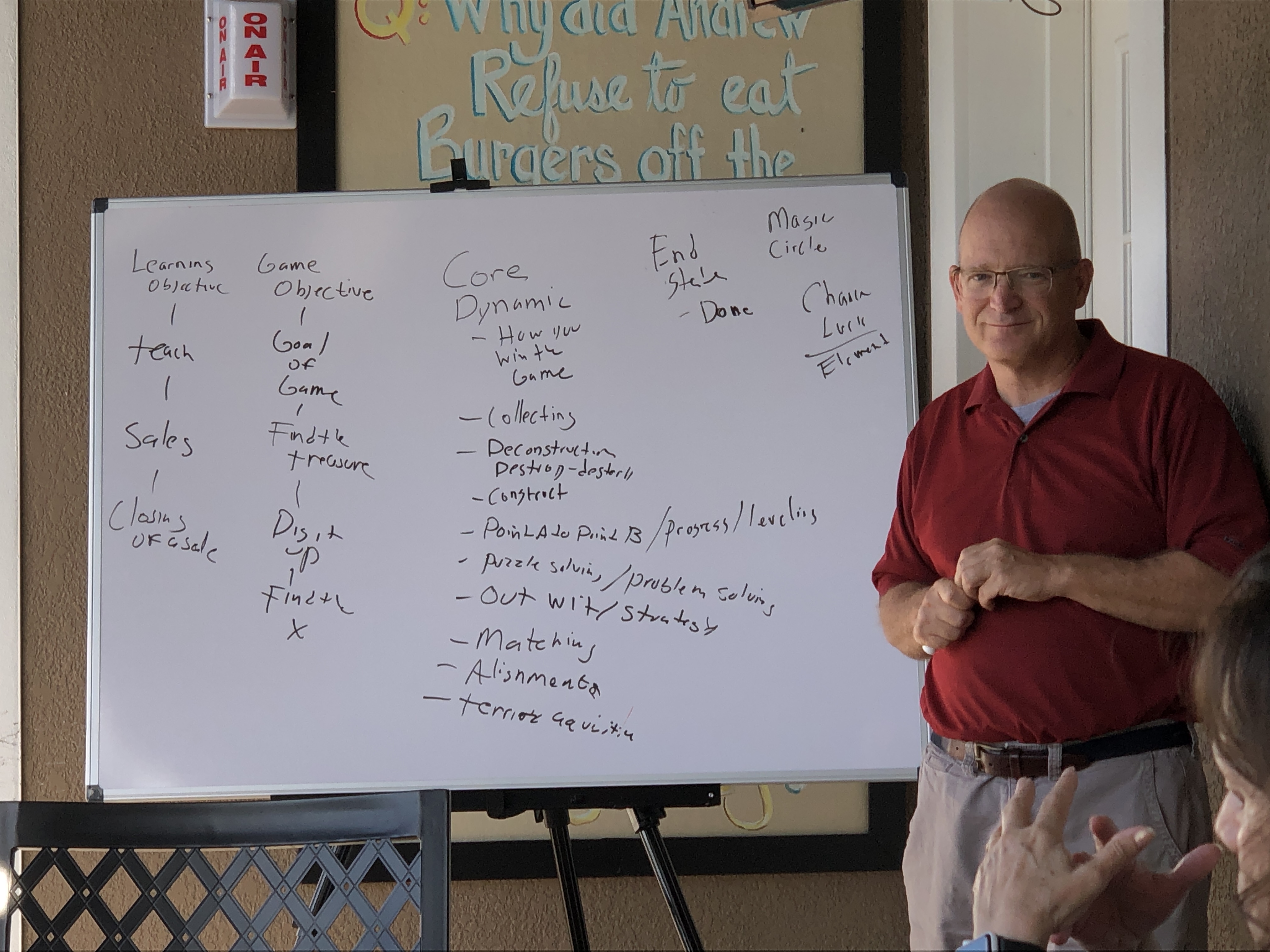 How to make your own game, Karl Kapp, Step Away