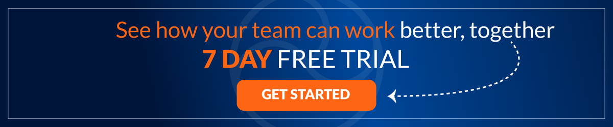 Banner ad with link to free trial sign up page