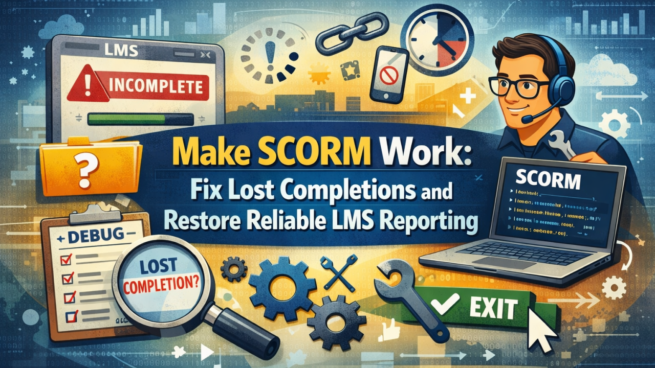 Make SCORM Work: Fix Lost Completions and restore reliable LMS reporting