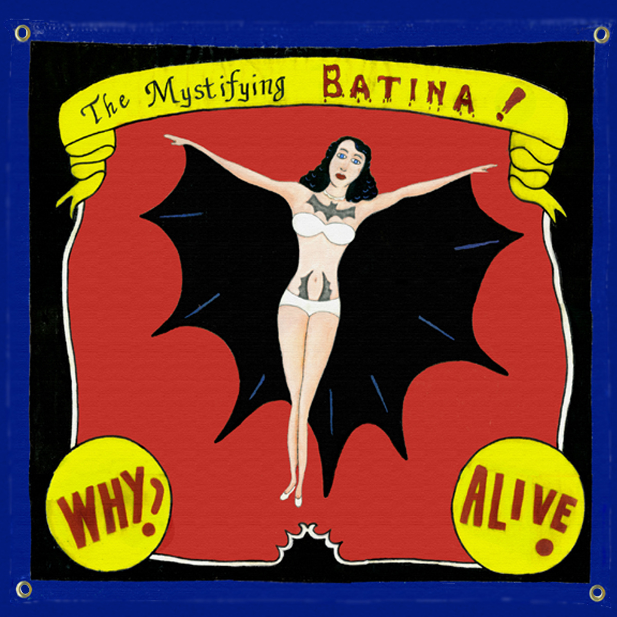 Hand Painted Carnie Banner Batina