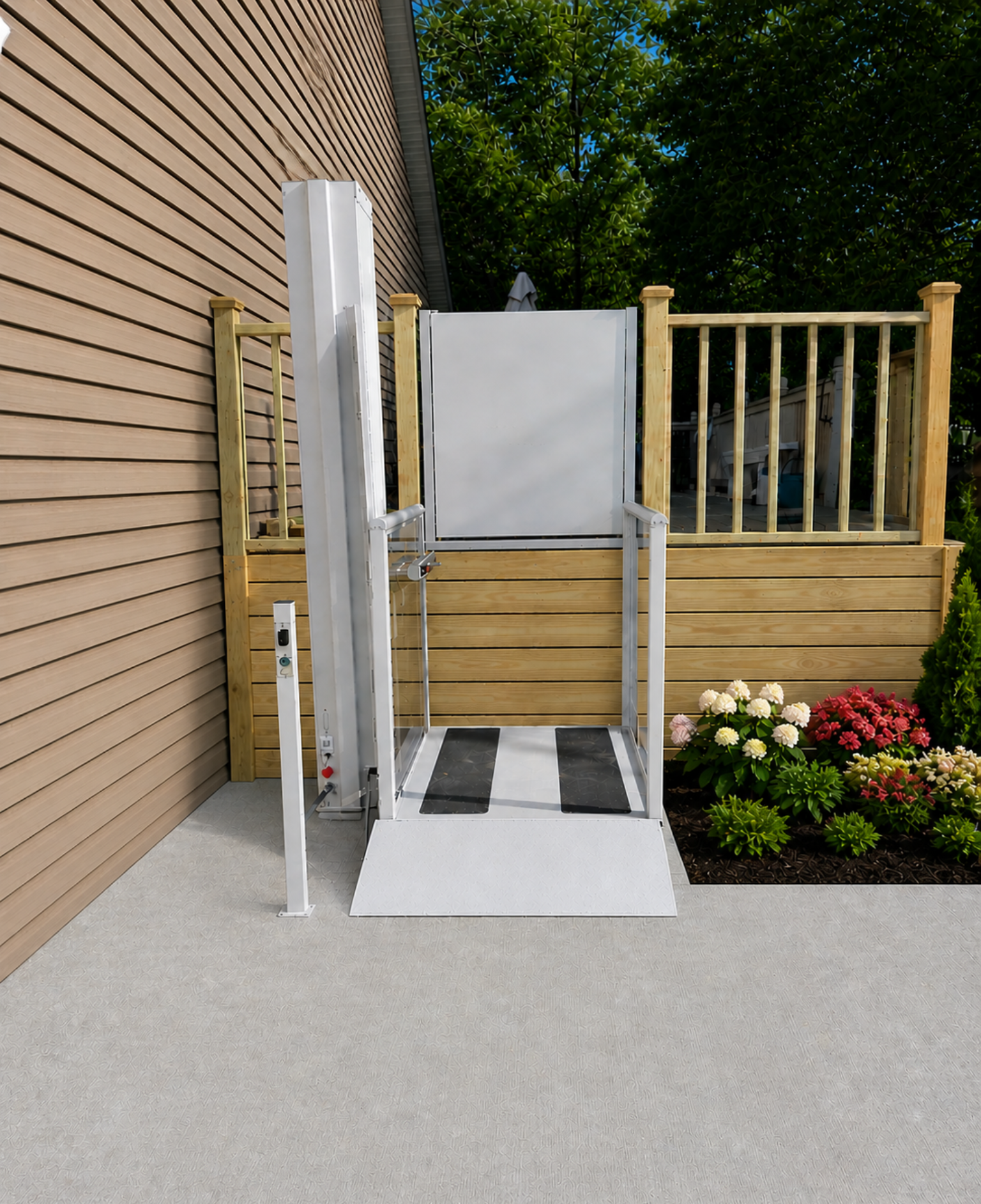 Nano installed by front porch