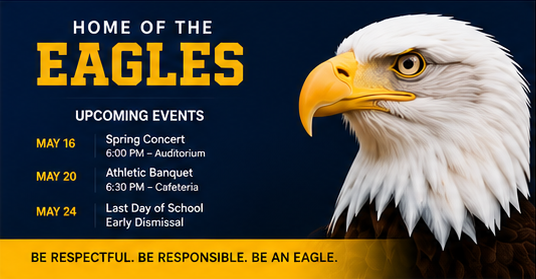 Generated school events screen