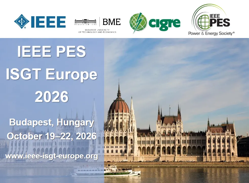 IEEE PES ISGT Europe 2026 · Budapest, 19–22 October 2026