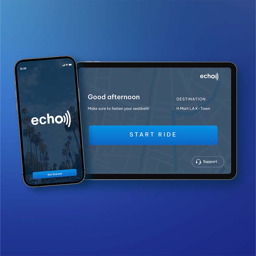 Echo Accessible Rides for DHH Users and Beyond