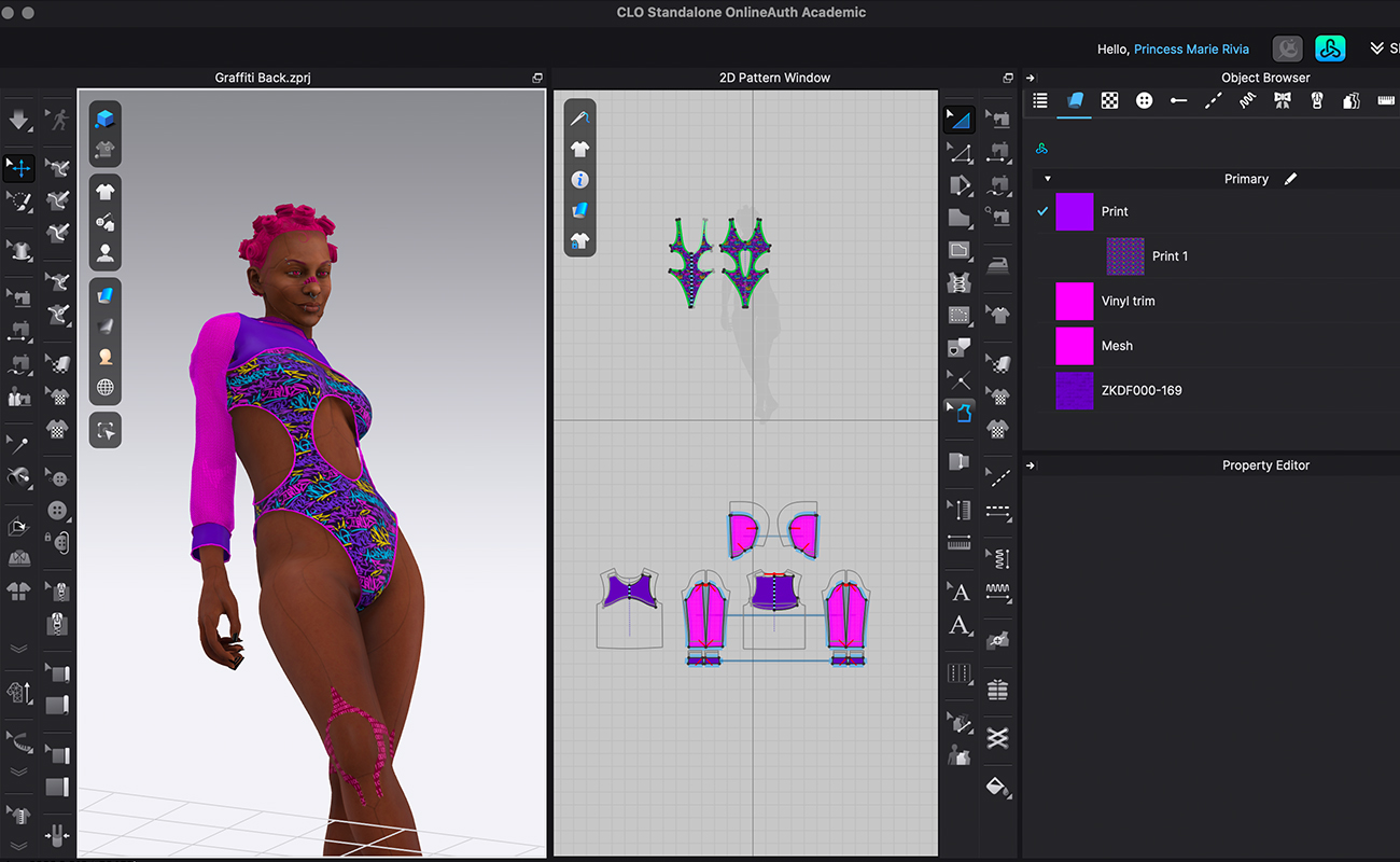 Final 3D version of Pixie developed by Hai Pham from the approved character reference sheet for use throughout the project.