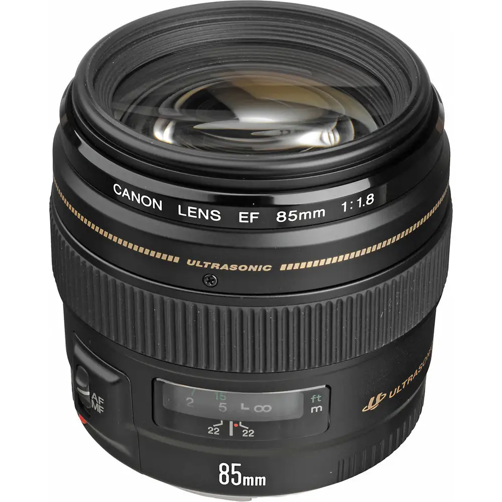 85mm f1.8 canon USM lens