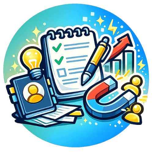 LinkedIn content marketing service benefits icon