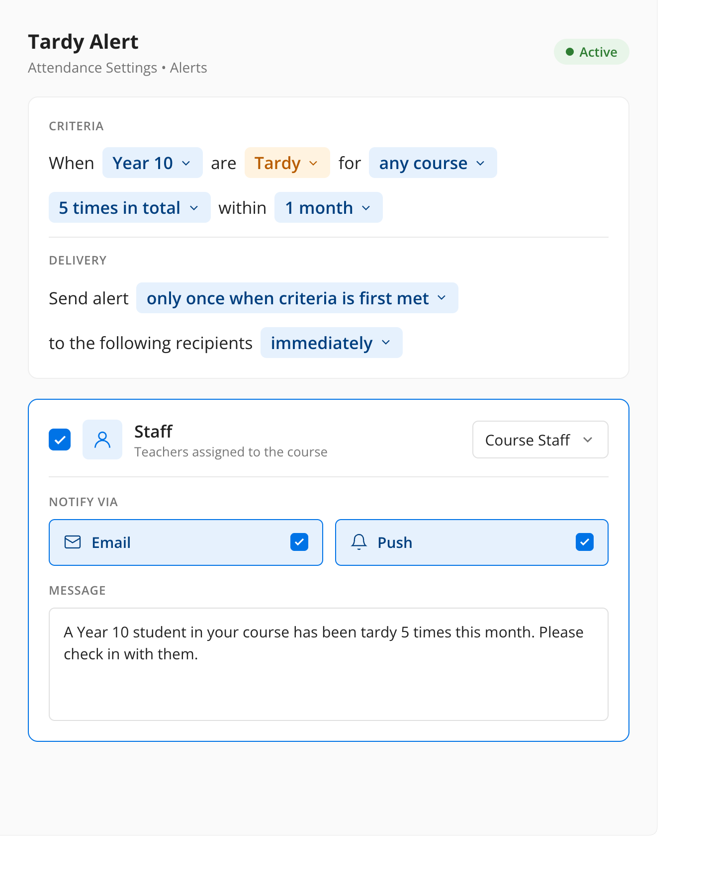 Time-based hall pass