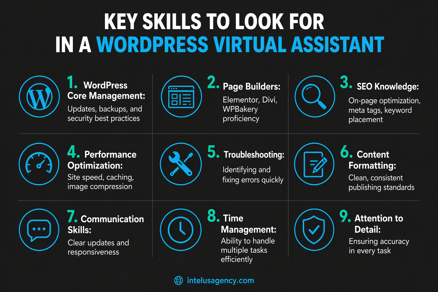 Key Skills to Look For in a WordPress Virtual Assistant