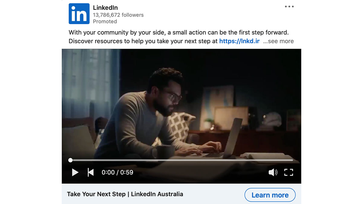 best LinkedIn ad