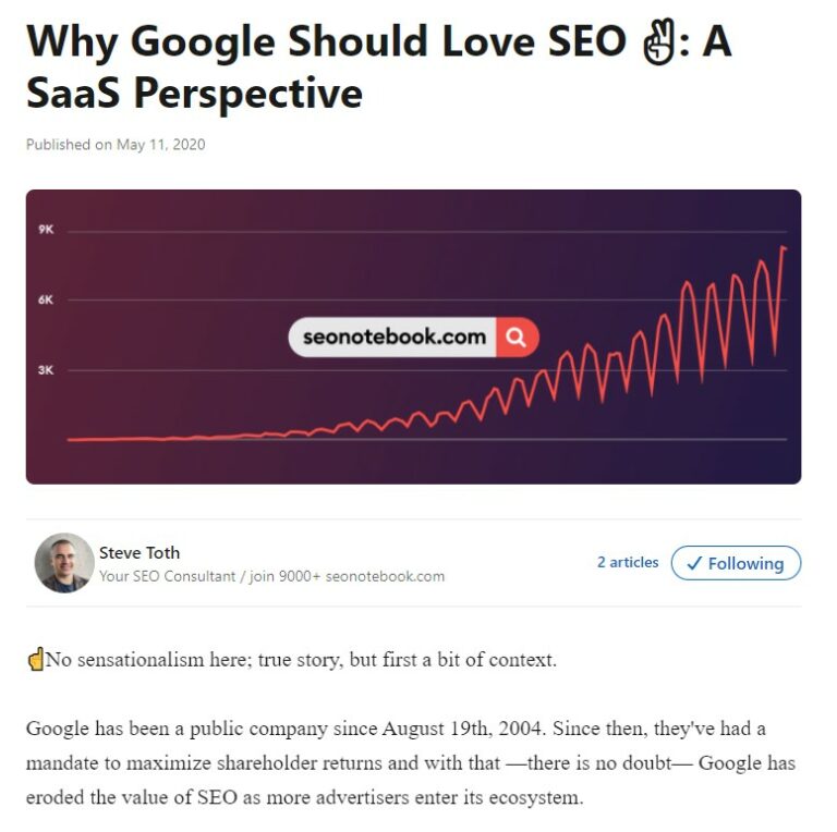 write LinkedIn articles