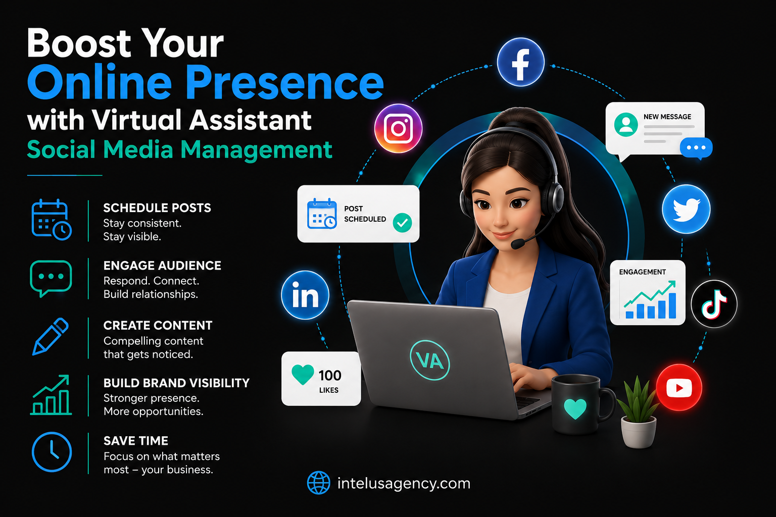 Boost Your Online Presence with Virtual Assistant Social Media Management