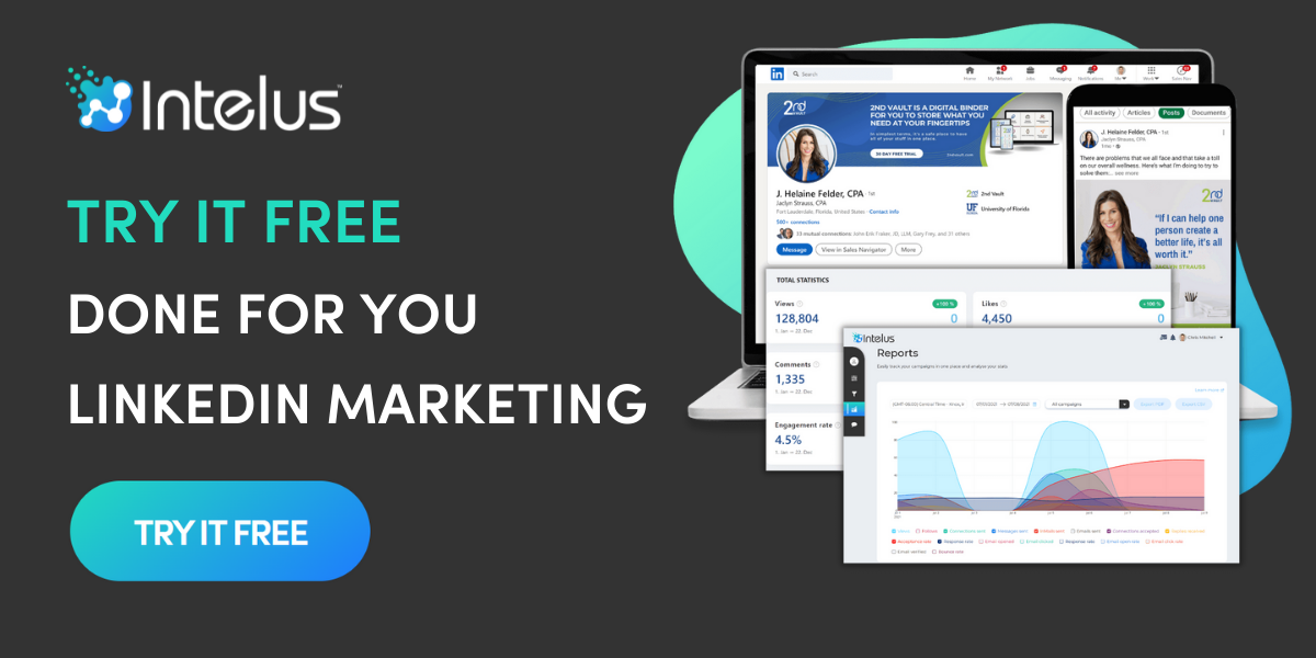 LinkedIn cotntent marketing agency banner