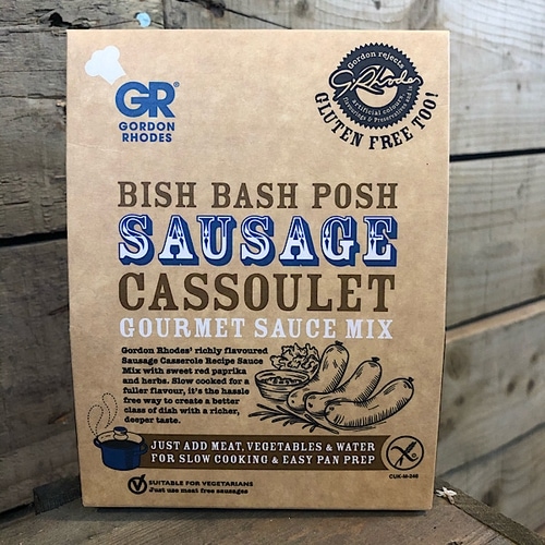 Gordon Rhodes Bish Bash Posh Sausage Cassoulet Gourmet Sauce Mix