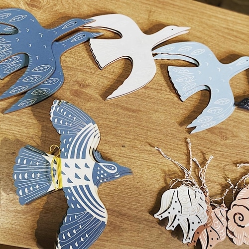 Kate Millbank coastal decorations (Aberlady)