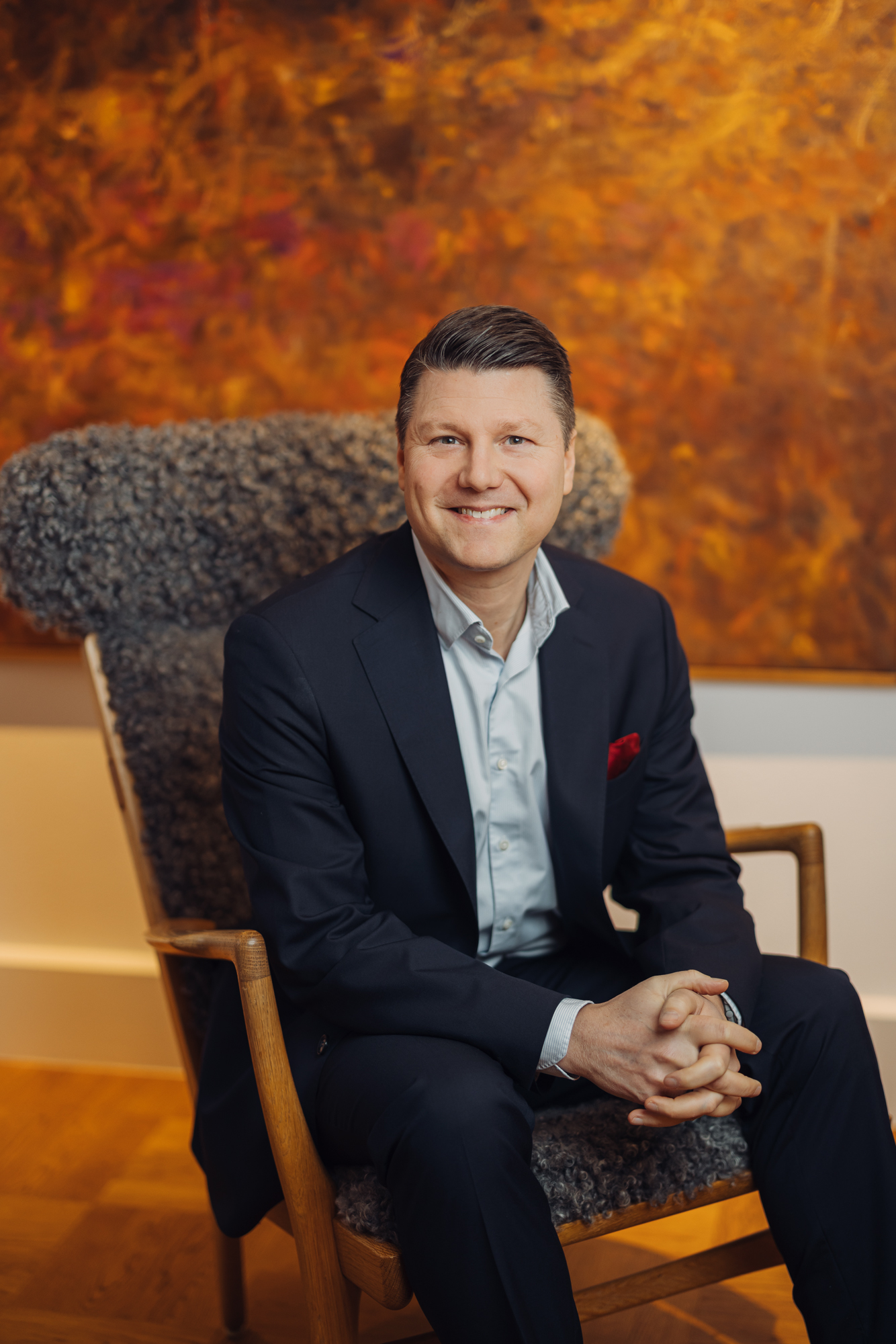 Photo of Fabio Pedrazzi, CEO of Lindéngruppen