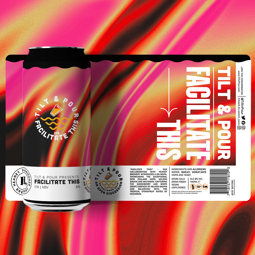 Can artwork of Facilitate This Beer by Tilt & Pour and Heaney Brewery