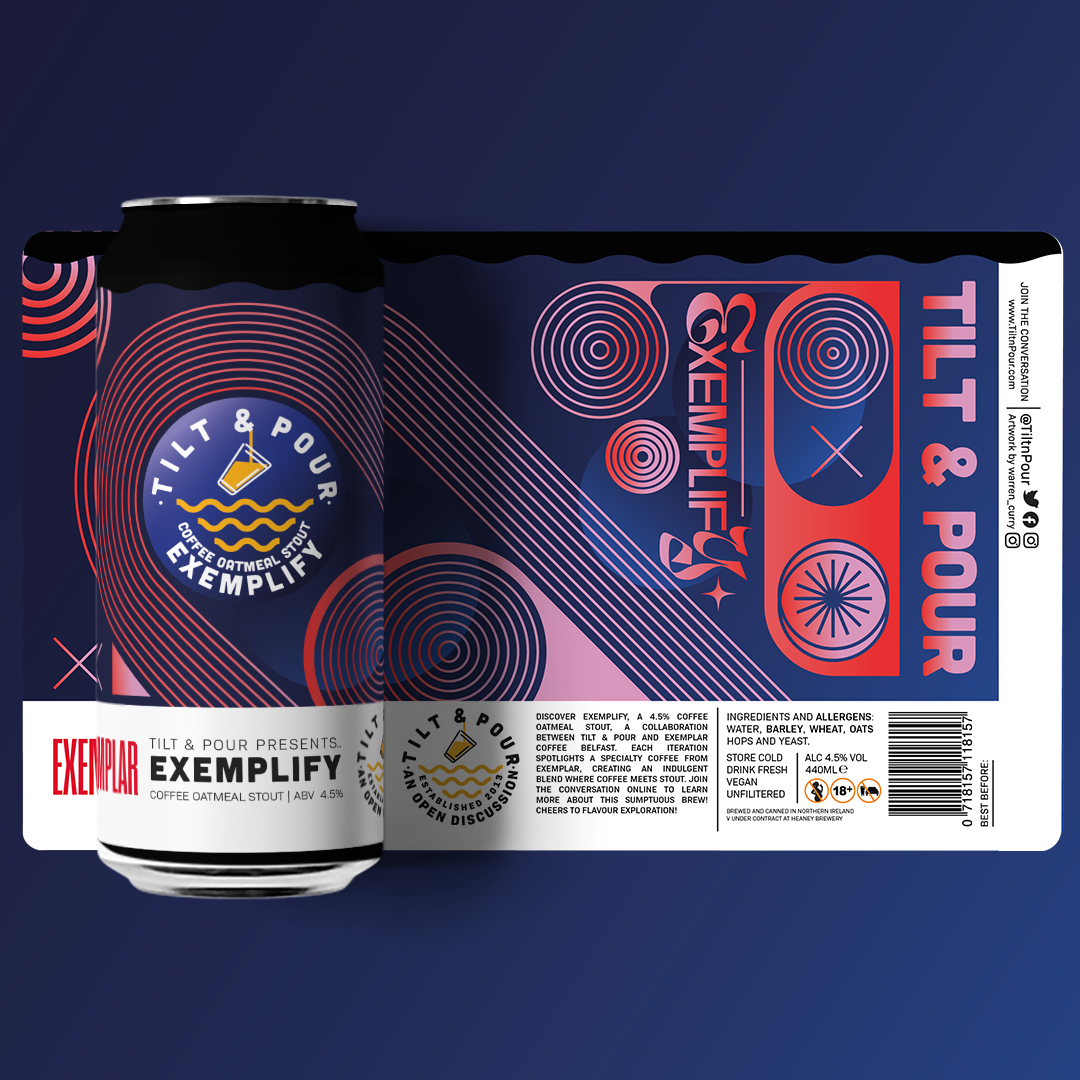 Artwork of Exemplify Beer by Tilt & Pour and Exemplar