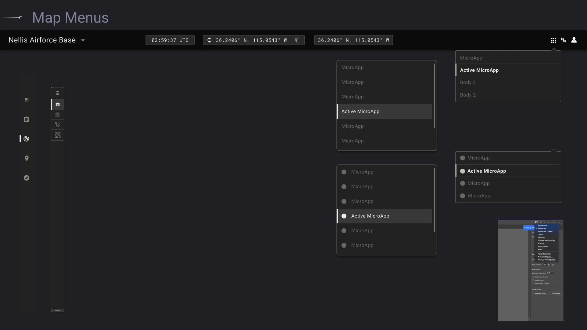 An image of the UI Design for the "Rig Count" tab on the SBI Watchtower dashboard graph view
