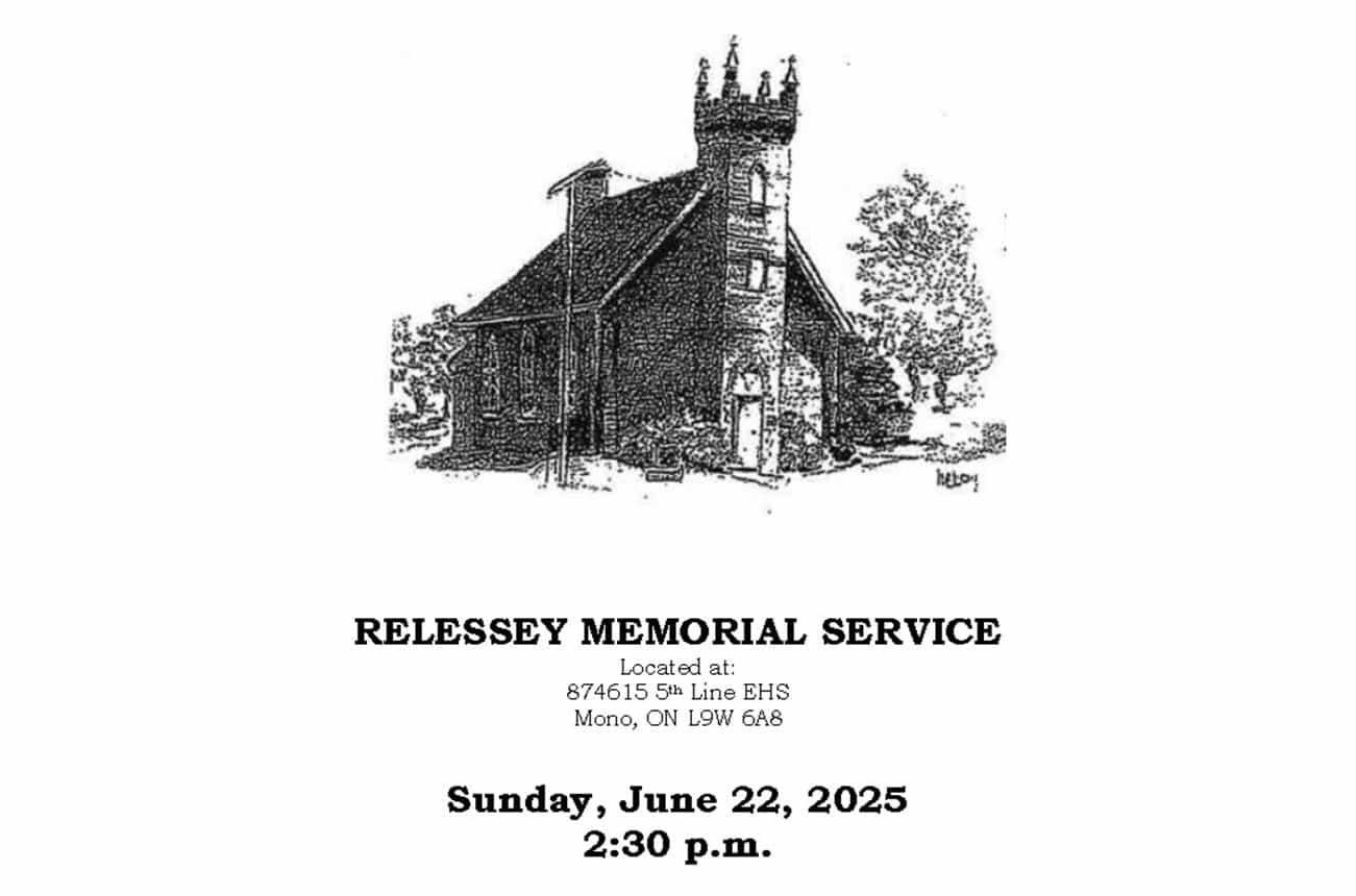 Top of the Relessey Memorial Service Promotional Poster
