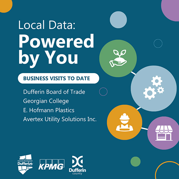 Dufferin County's Local Data: Powered by You promotional graphic