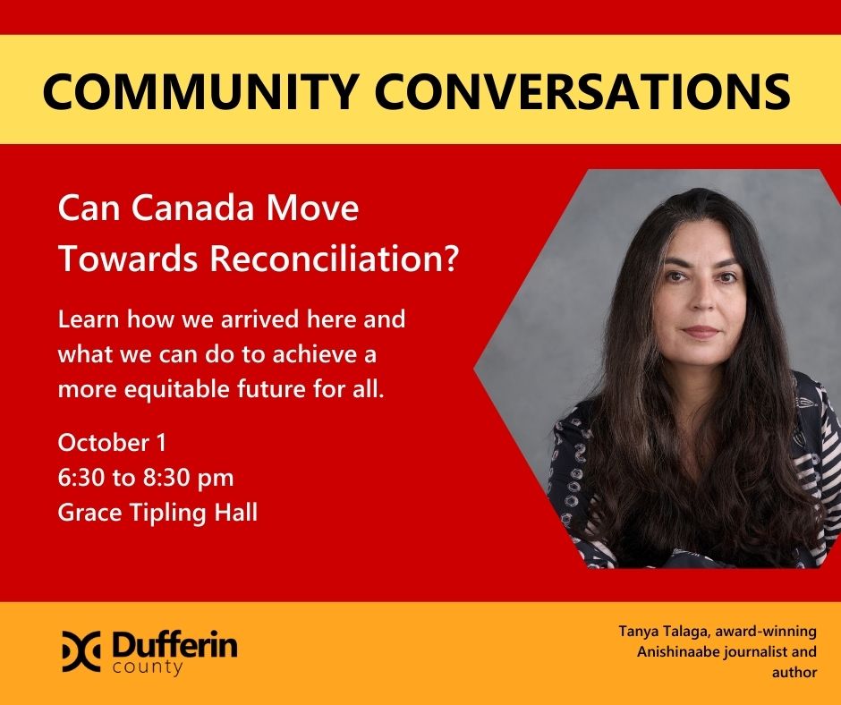 Community Conversations: Can Canada Move Towards Reconciliation Promotional Graphic