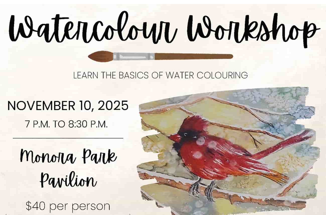 Watercolour Workshop promotional poster