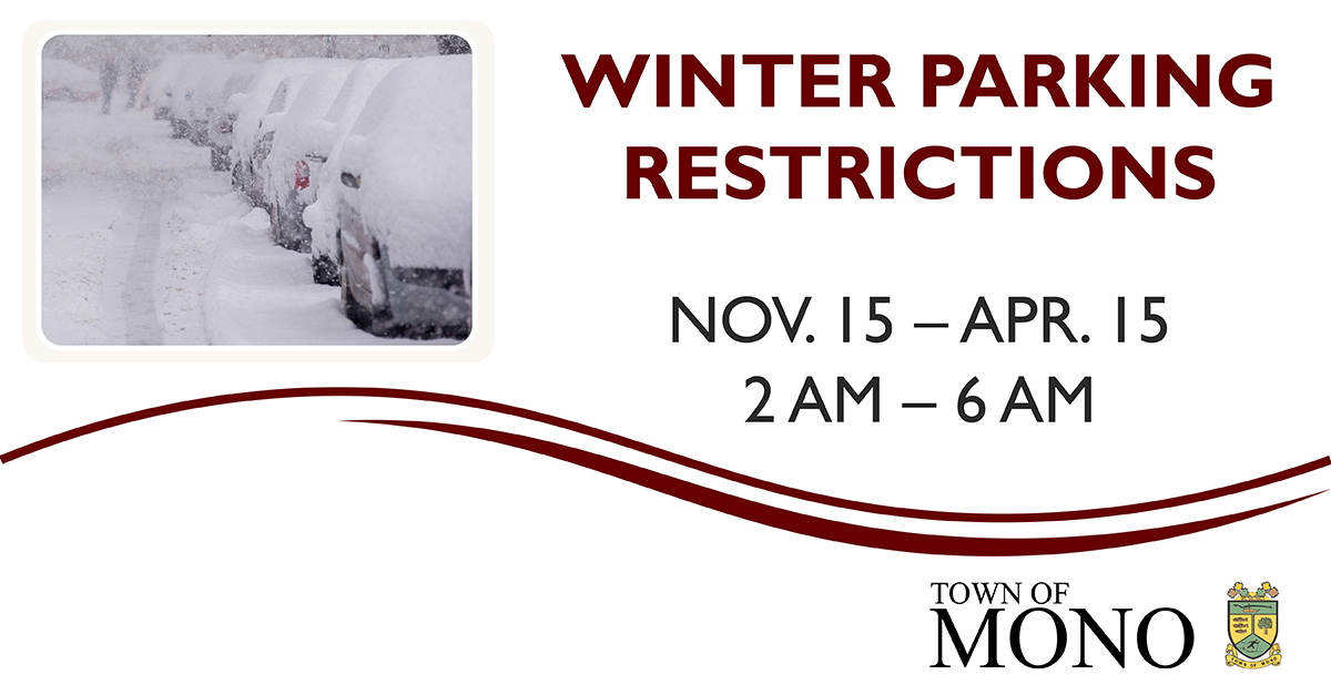 Winter Parking Restrictions notice graphic