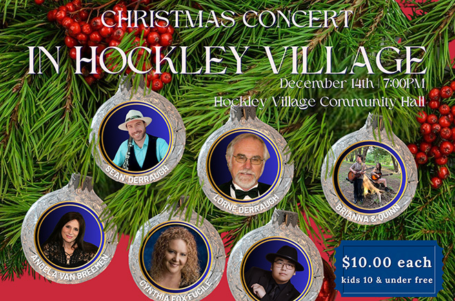 Christmas Concert in Hockley Village promotional graphic