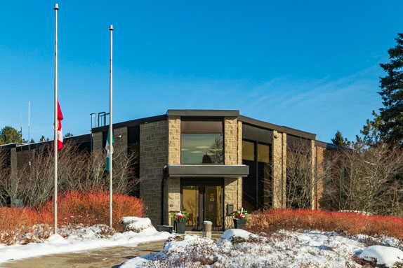 Town Hall Flags at Half Mast December 8, 2025