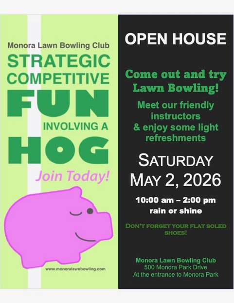 Monora Lawn Bowling Club Promotional Poster