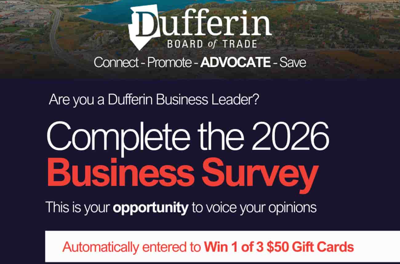Dufferin Board of Trade 2026 Business Survey Promotional Graphic