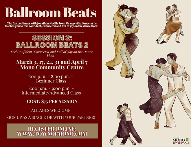 Ballroom Beats promotional graphic