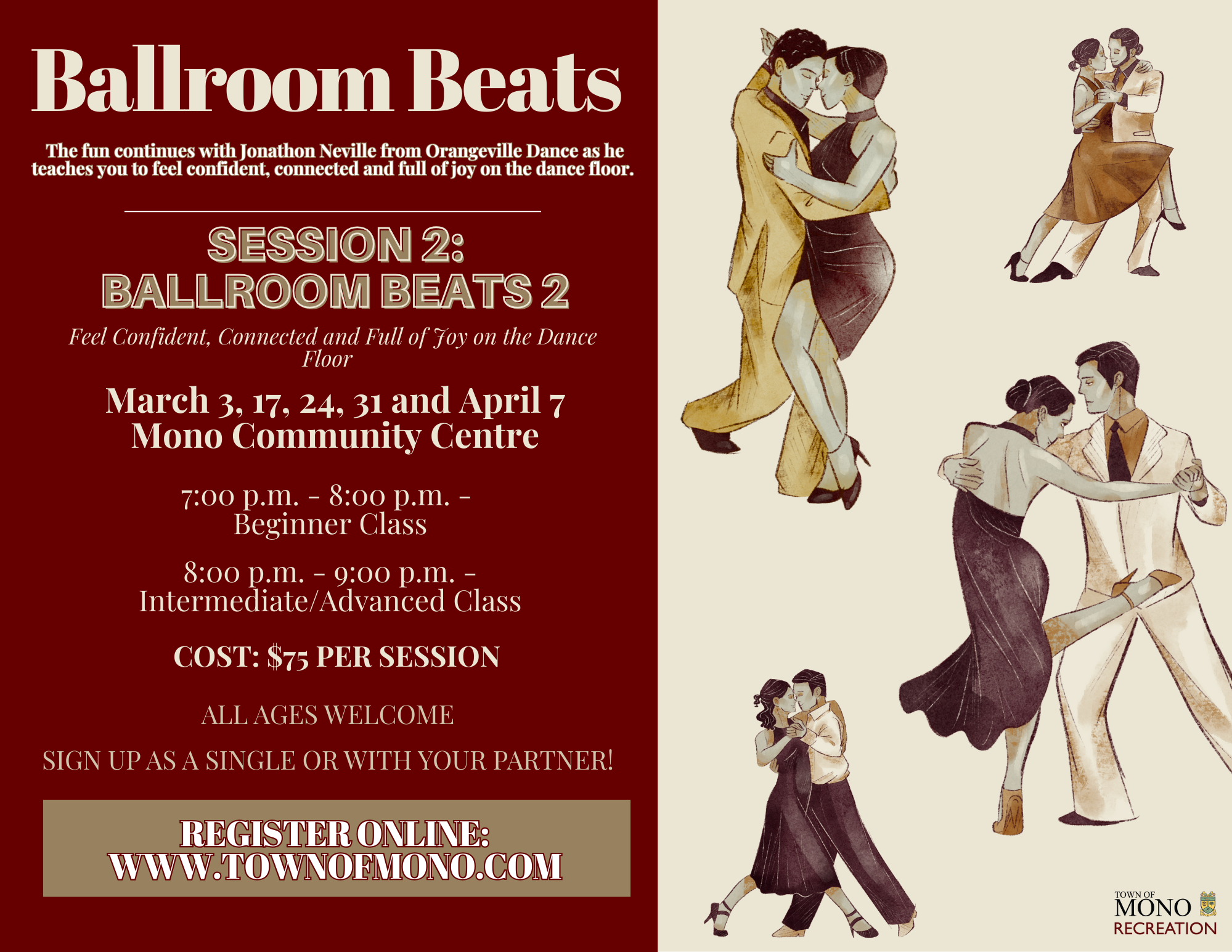 Ballroom Beats promotional graphic