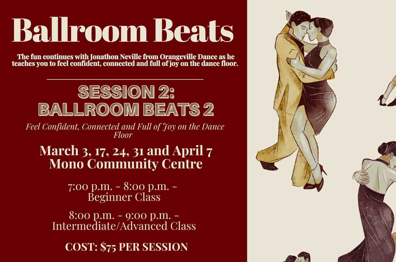 Ballroom Beats promotional graphic