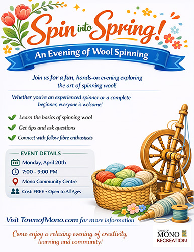 Spin into Spring Promotional Poster