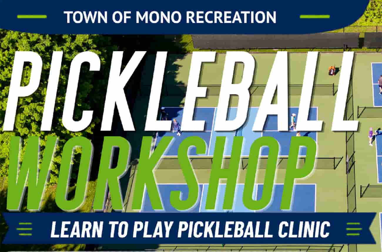 Pickleball Workshop Promotional graphic
