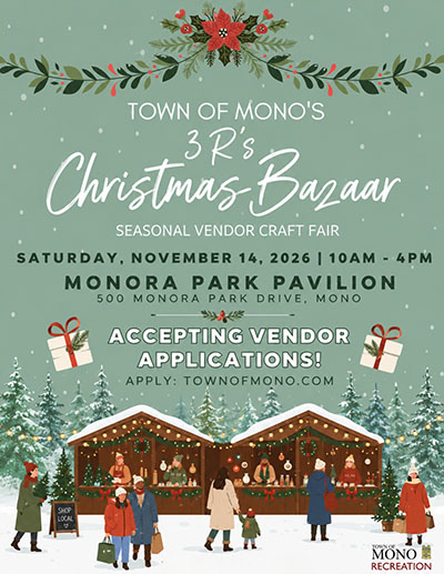 3R's Christmas Bazaar Vendor Promo Poster