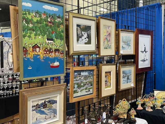 Framed pictures and paintings
