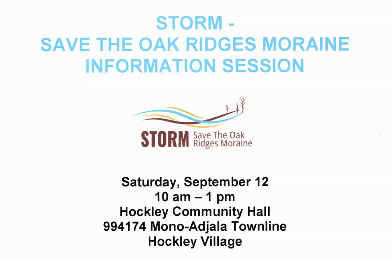 STORM Information Session promotional graphic