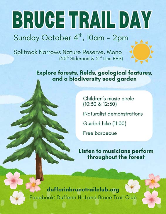 2026 Bruce Trail Day Poster