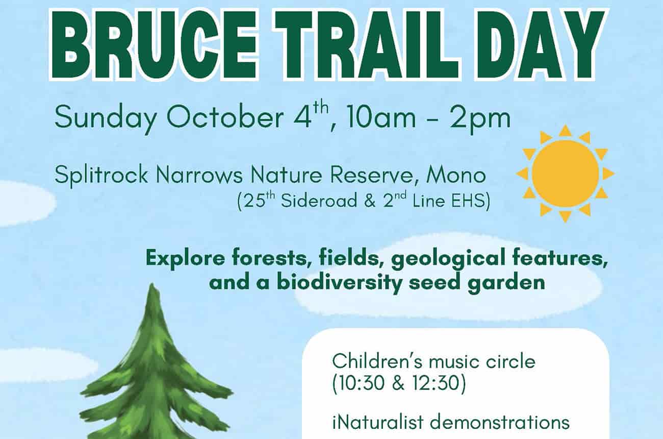 Bruce Trail Day promotional graphic