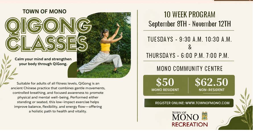 Qigong promotional graphic
